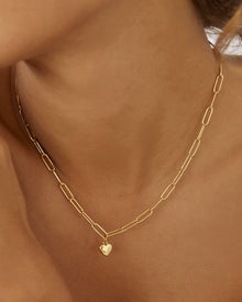 Colar Pingente Coração Treasure - Ouro 18K | SILLENE