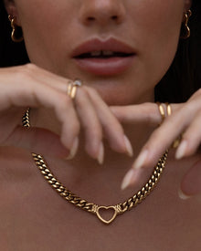 Colar Pingente Coração Valentine - Ouro 18K | SILLENE