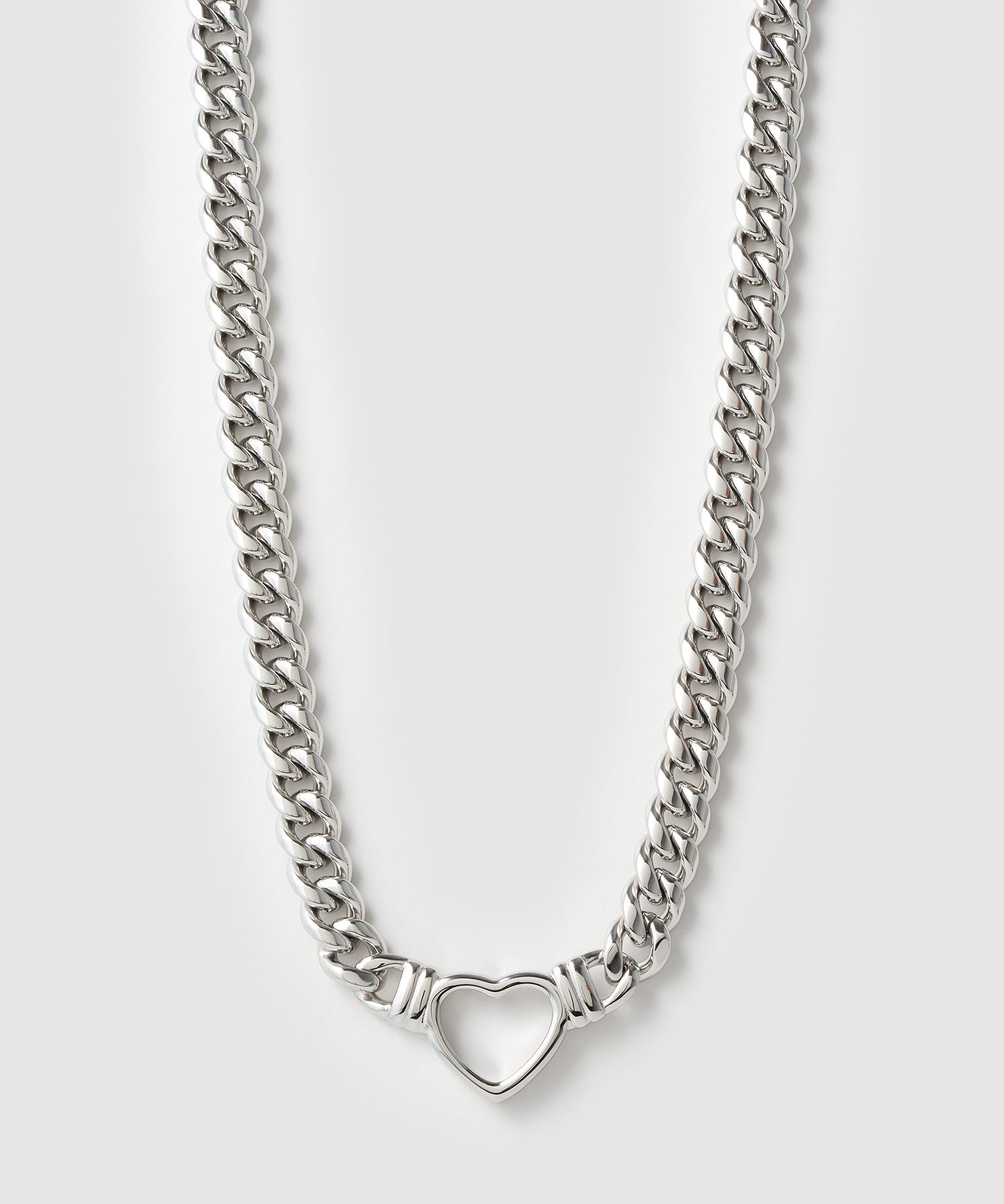 Colar Pingente Coração Valentine - Prata | SILLENE