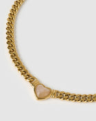 Colar Pingente Coração Valentine Quartzo Rosa - Ouro 18K | SILLENE