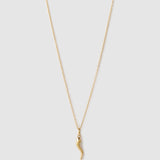 Colar Pingente Cornicello Grande - Ouro 18K | SILLENE