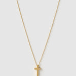 Colar Pingente Cruz - Ouro 18K | SILLENE