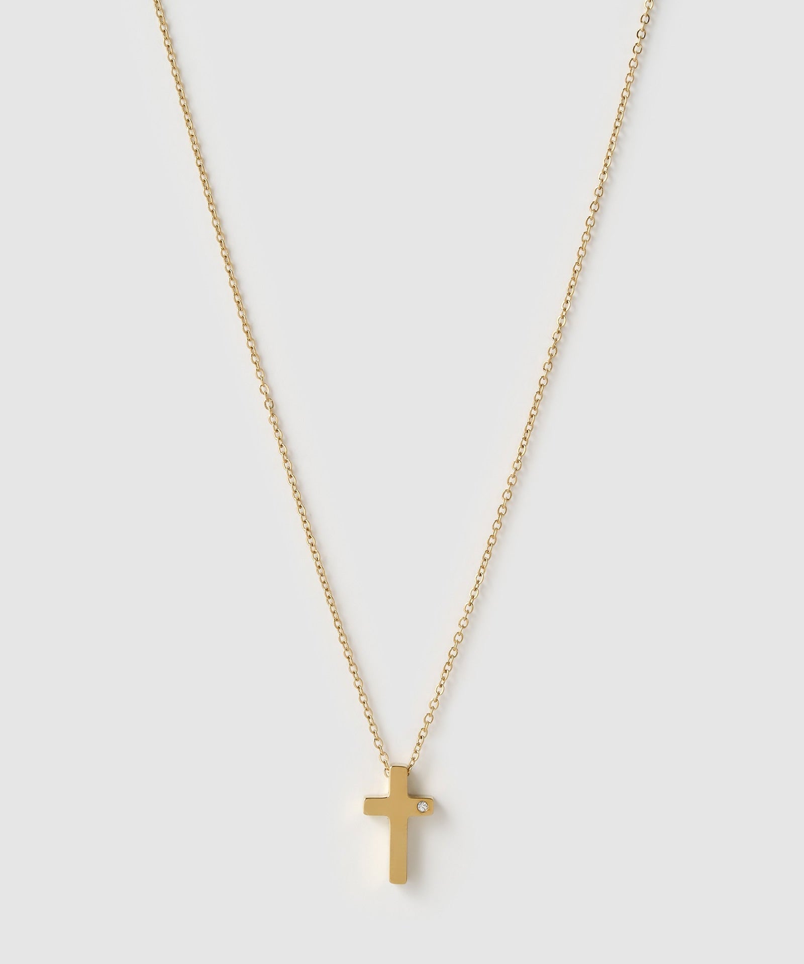 Colar Pingente Cruz - Ouro 18K | SILLENE