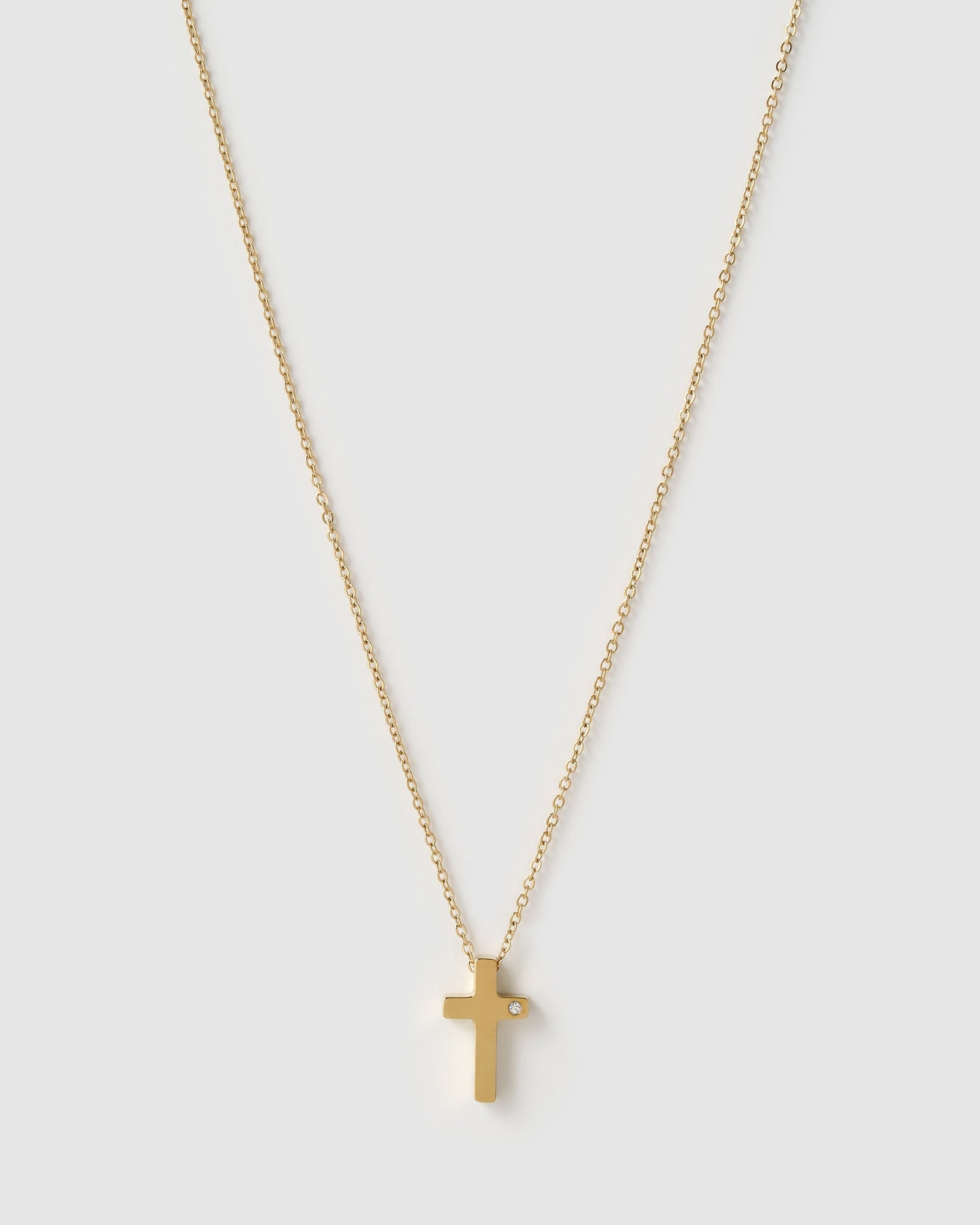 Colar Pingente Cruz - Ouro 18K | SILLENE