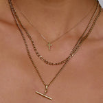 Colar Pingente Cruz - Ouro 18K | SILLENE
