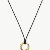 Colar Pingente Entrelaçado Cordão - Ouro e Prata | SILLENE