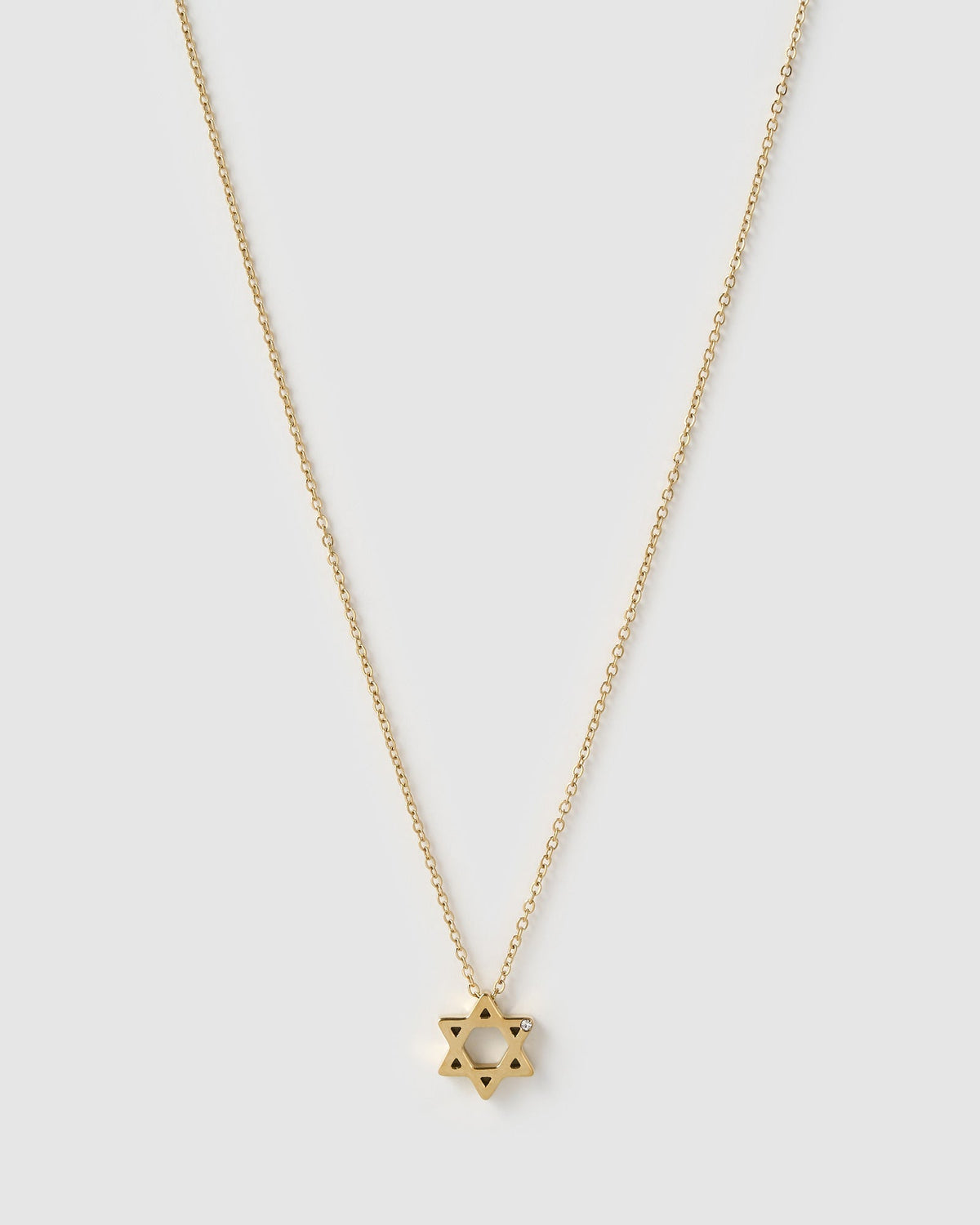 Colar Pingente Estrela de Davi - Ouro 18K | SILLENE