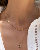 Colar Pingente Estrela de Davi - Ouro 18K | SILLENE