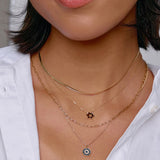Colar Pingente Estrela de Davi - Ouro 18K | SILLENE