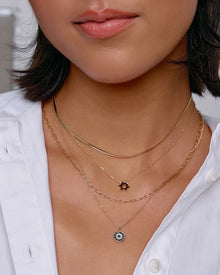 Colar Pingente Estrela de Davi - Ouro 18K | SILLENE