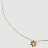 Colar Pingente Estrela de Davi - Ouro 18K | SILLENE