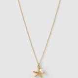 Colar Pingente Estrela do Mar Laguna - Ouro 18K | SILLENE