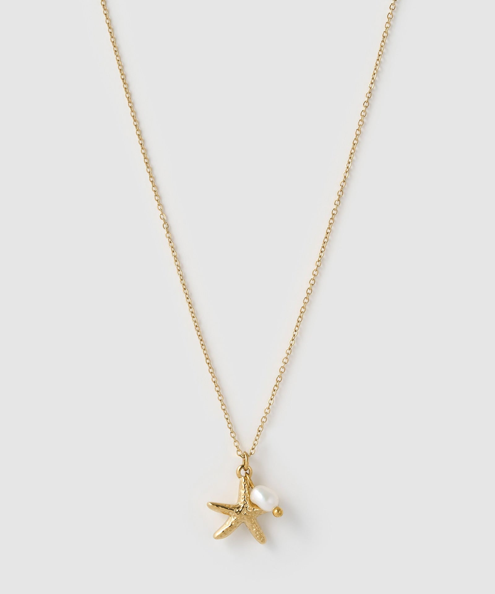 Colar Pingente Estrela do Mar Laguna - Ouro 18K | SILLENE
