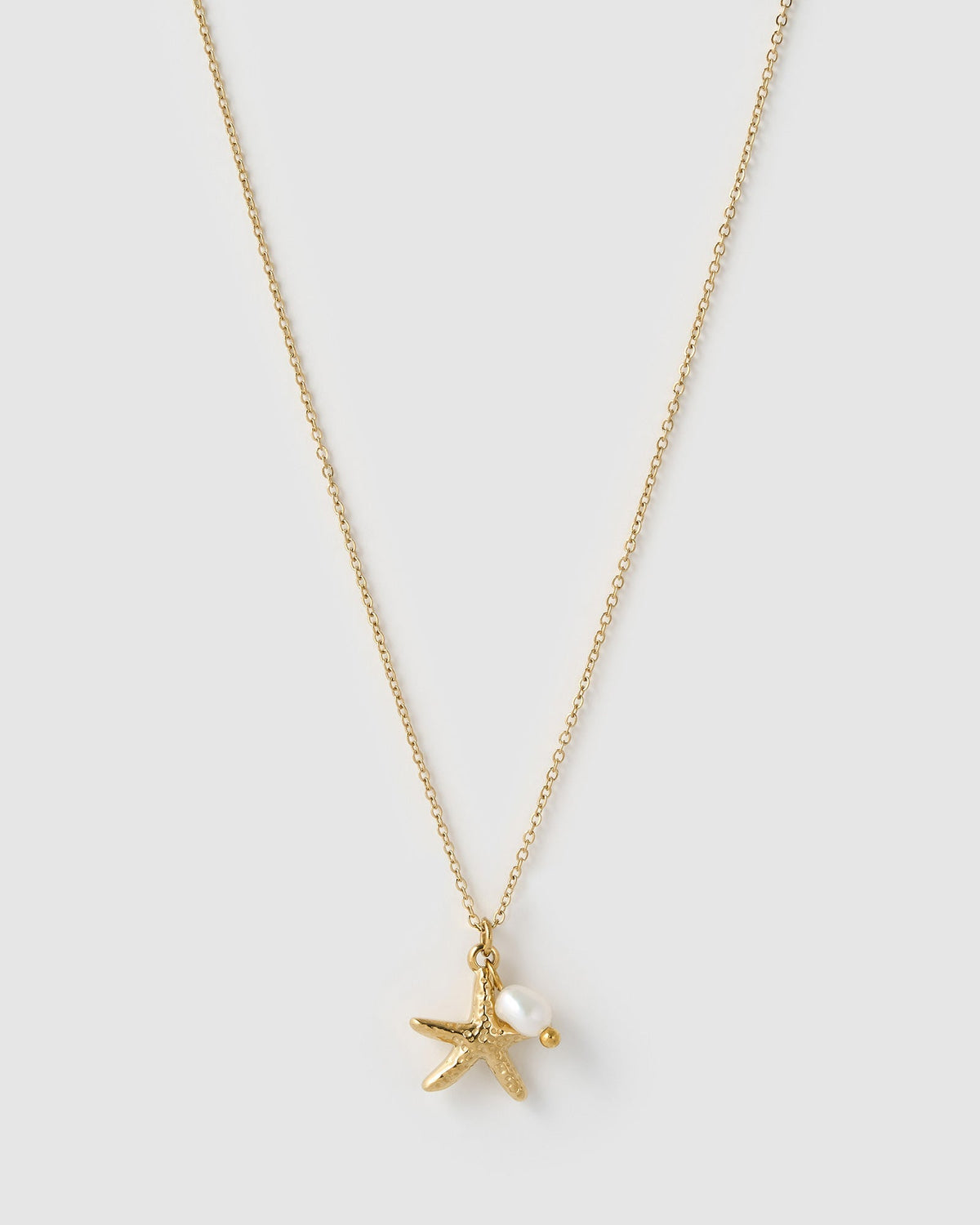 Colar Pingente Estrela do Mar Laguna - Ouro 18K | SILLENE