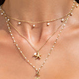 Colar Pingente Estrela do Mar Laguna - Ouro 18K | SILLENE