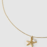 Colar Pingente Estrela do Mar Laguna - Ouro 18K | SILLENE