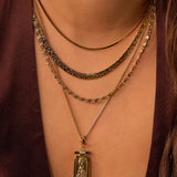 Colar Pingente Faraó Pharaoh - Ouro 18K | SILLENE
