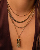 Colar Pingente Faraó Pharaoh - Ouro 18K | SILLENE