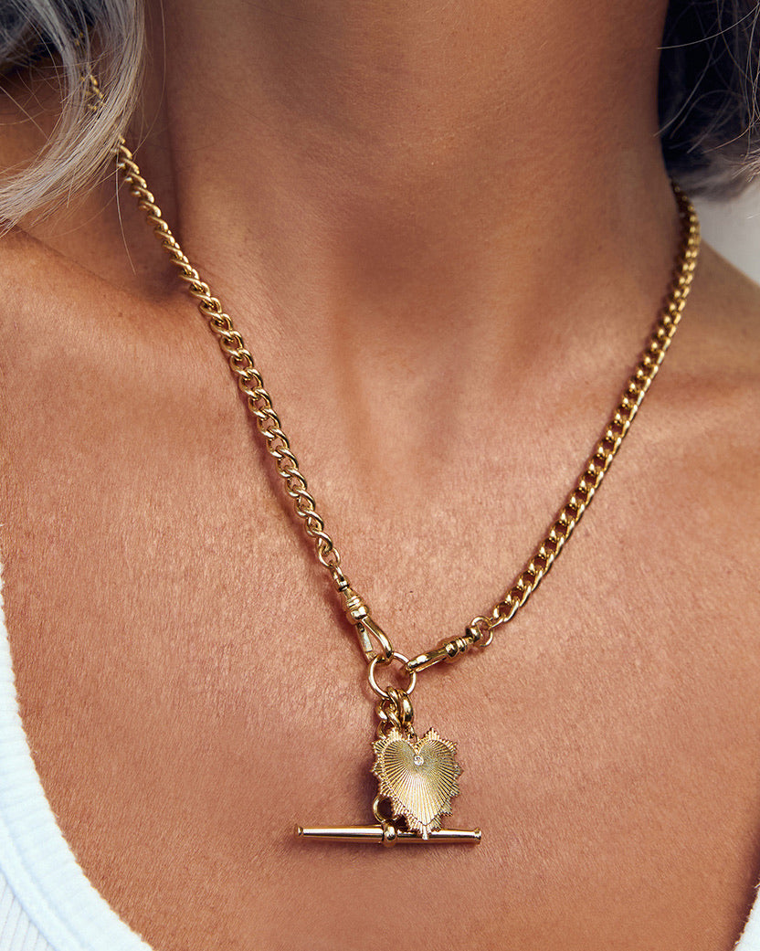 Colar Pingente Fivela Everleigh - Ouro 18K | SILLENE