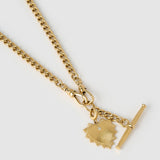 Colar Pingente Fivela Everleigh - Ouro 18K | SILLENE