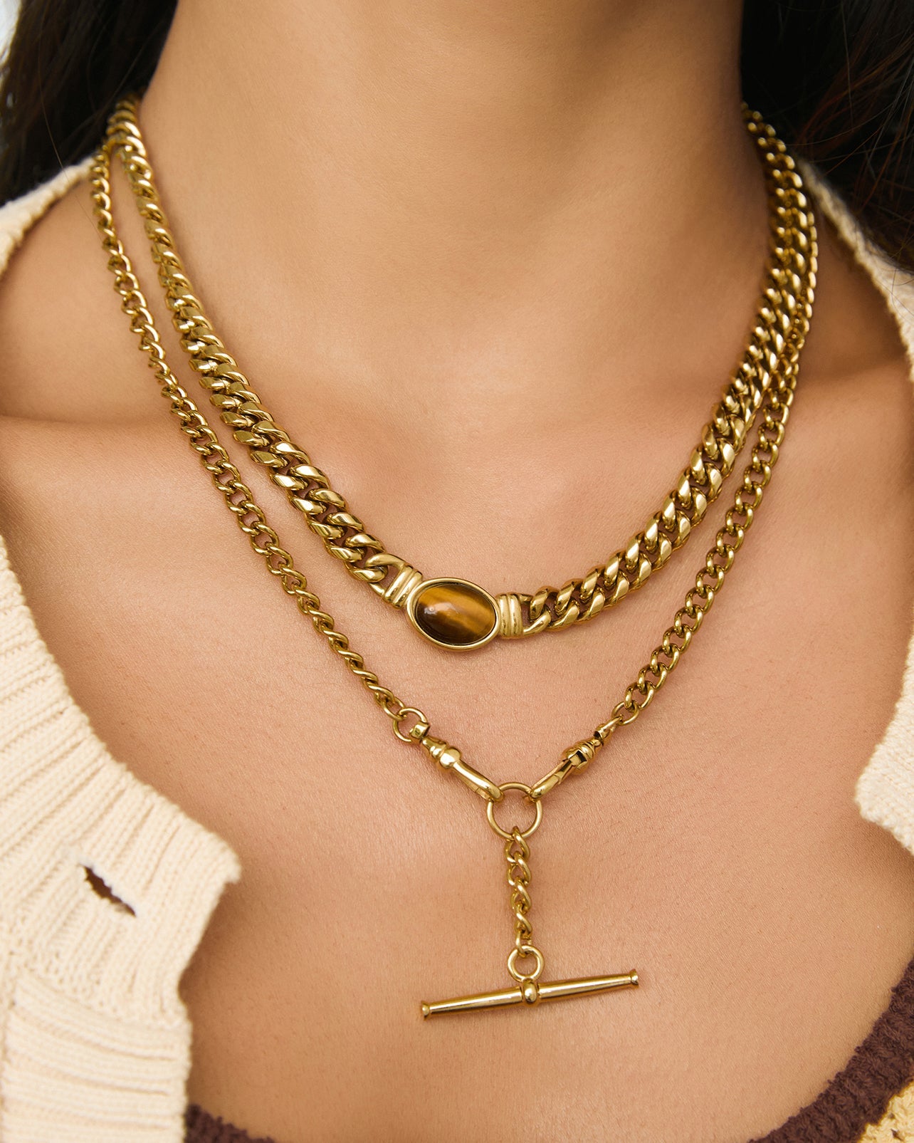 Colar Pingente Fivela Lottie - Ouro 18K | SILLENE