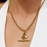Colar Pingente Fivela Lottie - Ouro 18K | SILLENE