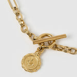 Colar Pingente Flor de Lis - Ouro 18K | SILLENE