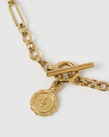 Colar Pingente Flor de Lis - Ouro 18K | SILLENE