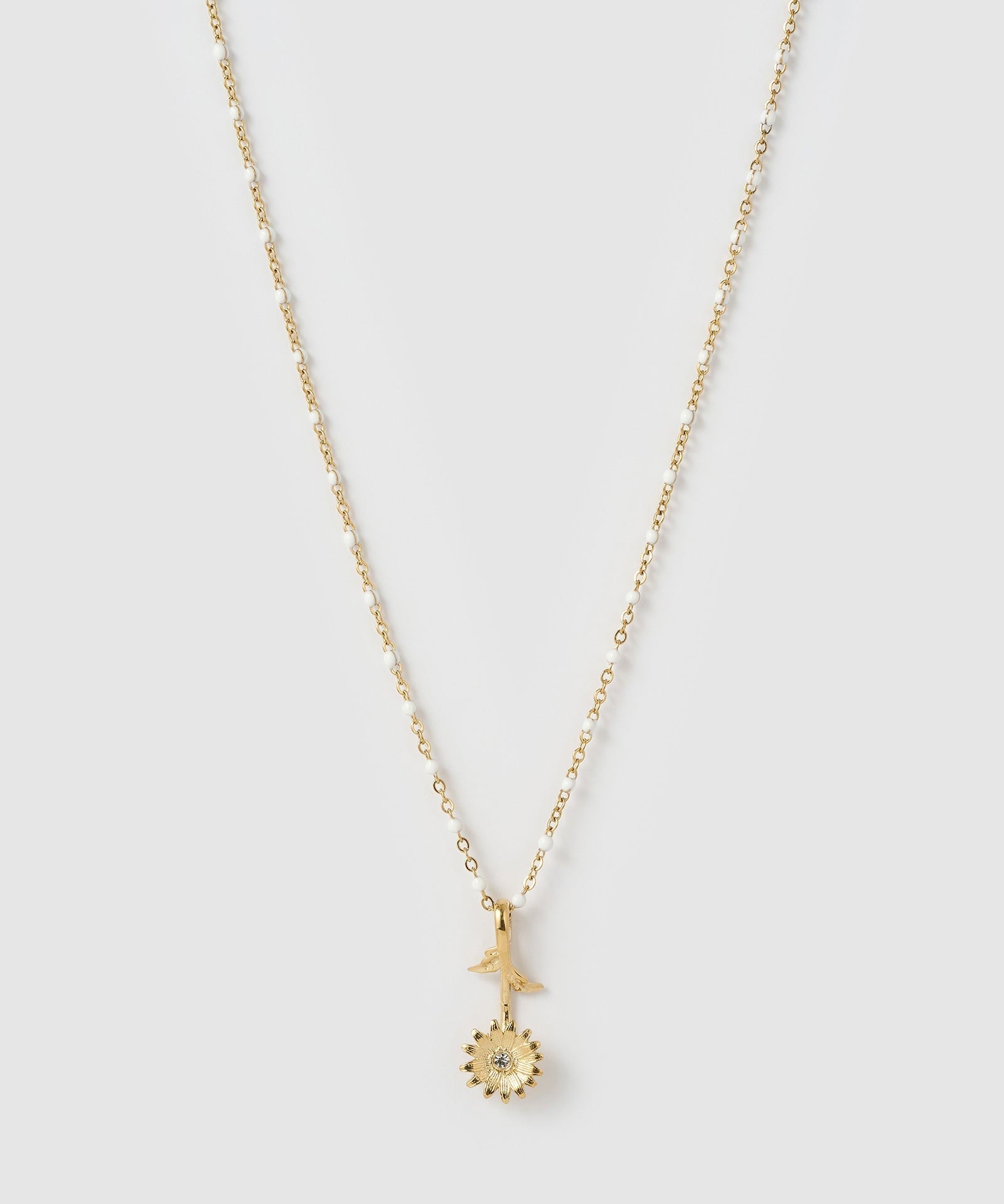 Colar Pingente Girassol Blossom - Ouro 18K | SILLENE