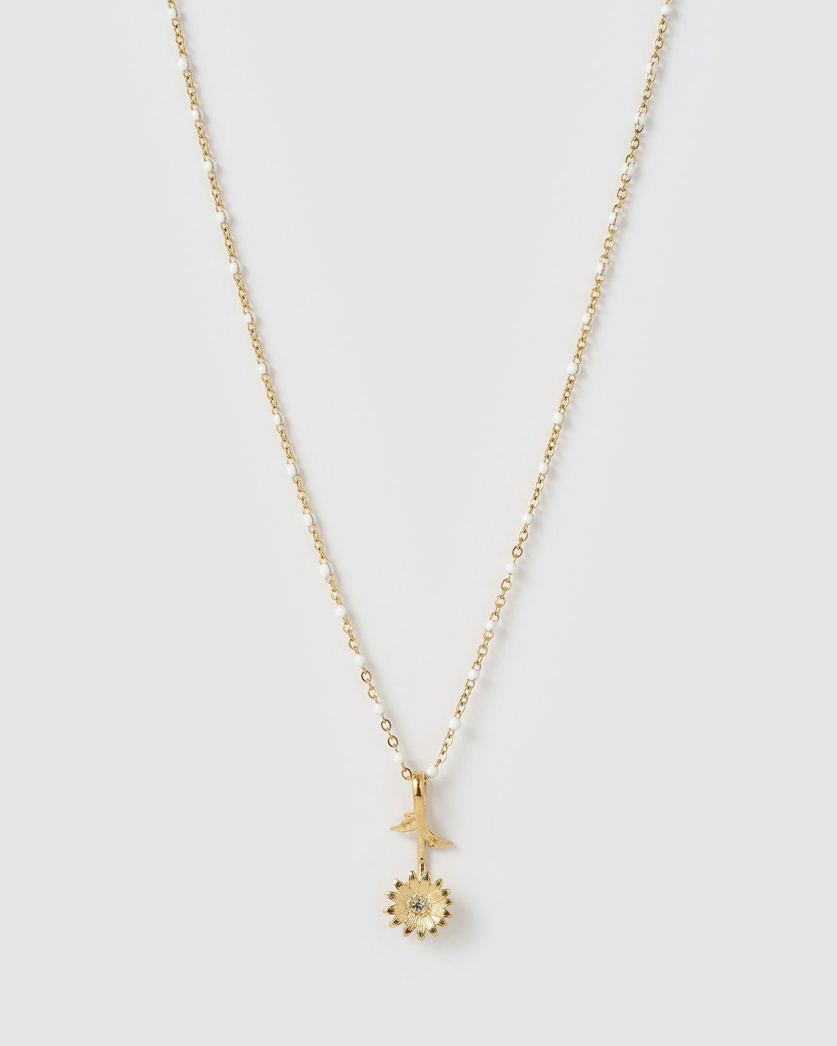Colar Pingente Girassol Blossom - Ouro 18K | SILLENE