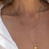 Colar Pingente Girassol Blossom - Ouro 18K | SILLENE
