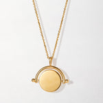 Colar Pingente Giratório - Ouro 18K | SILLENE