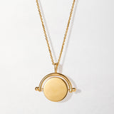 Colar Pingente Giratório - Ouro 18K | SILLENE