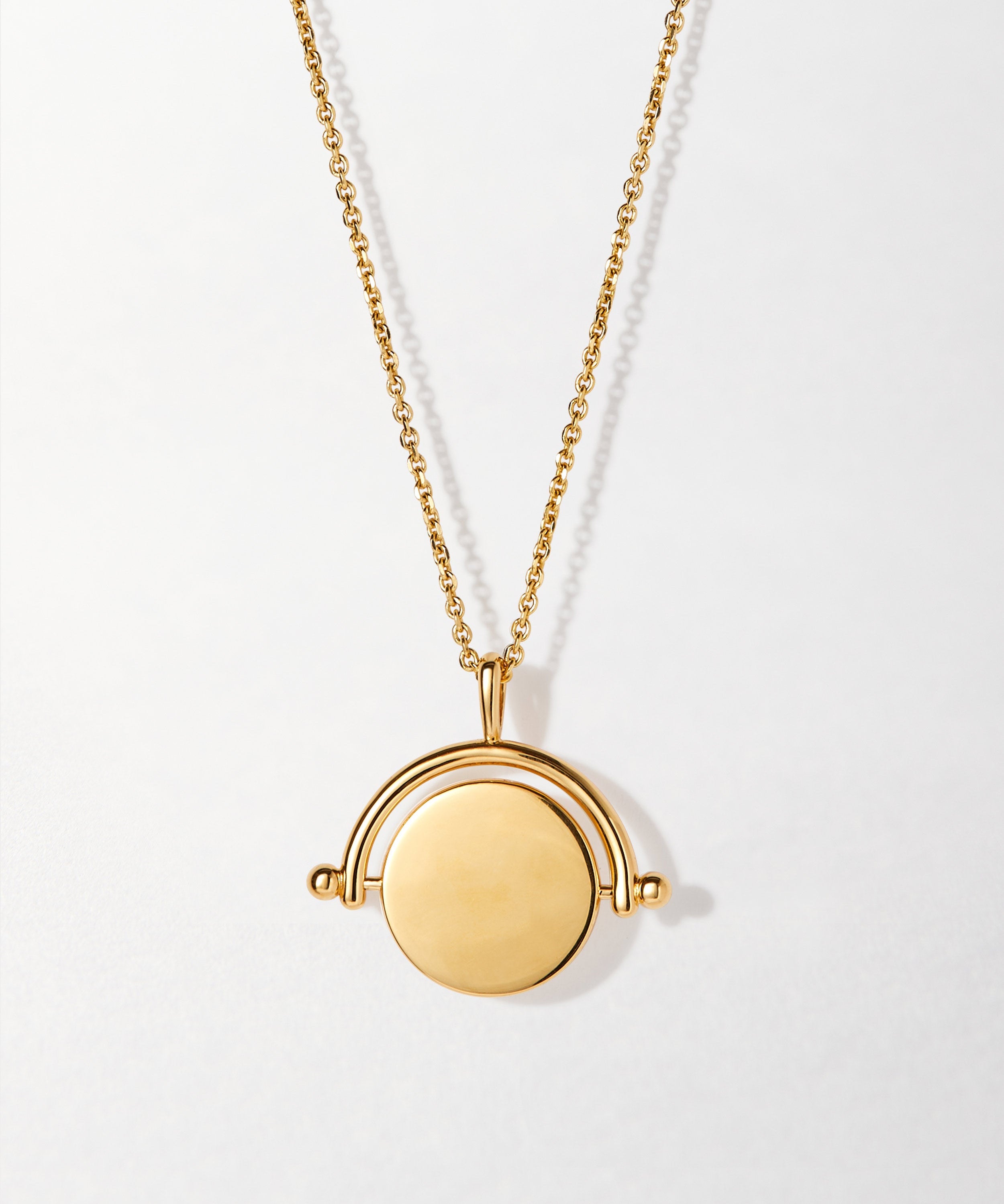 Colar Pingente Giratório - Ouro 18K | SILLENE