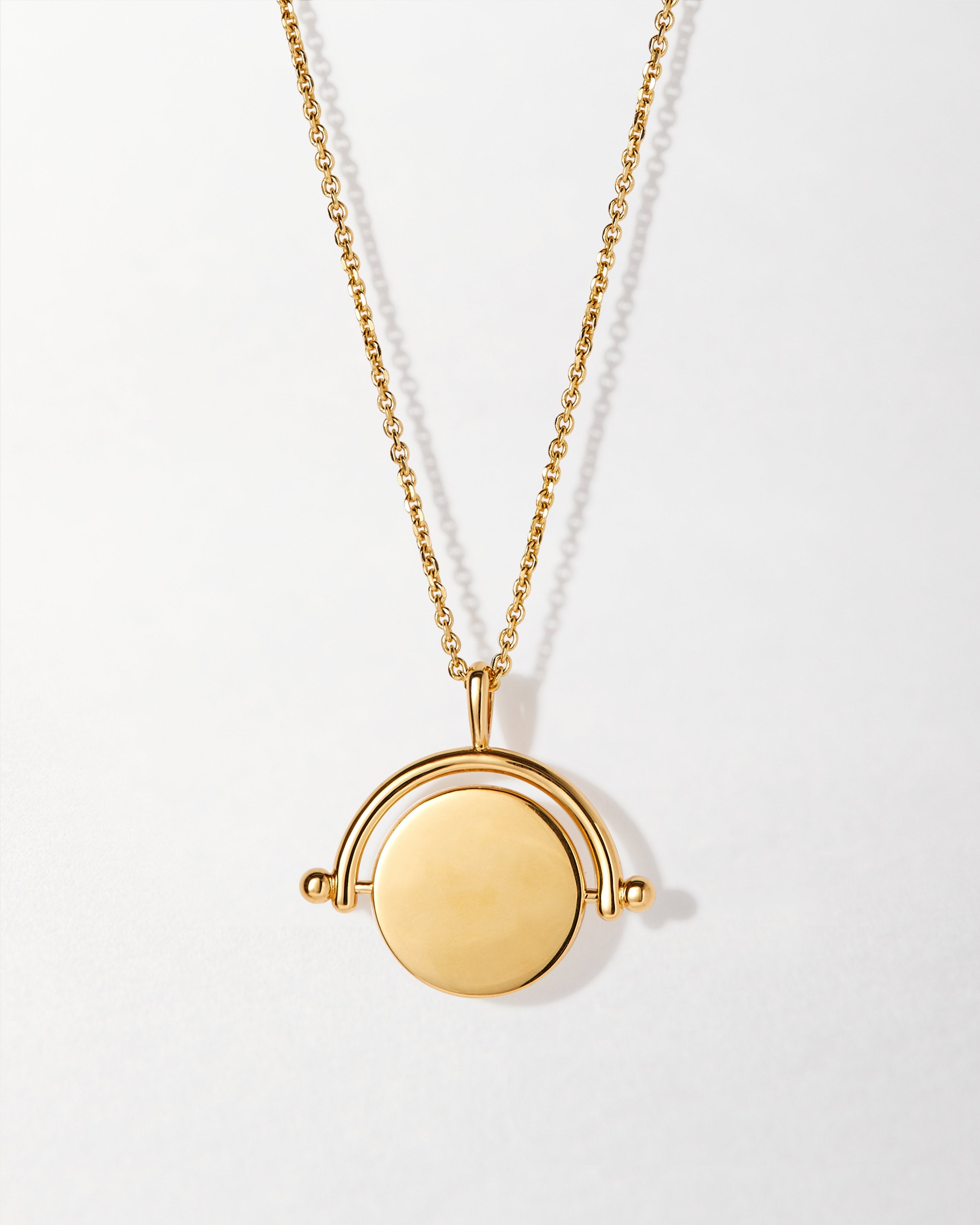 Colar Pingente Giratório - Ouro 18K | SILLENE