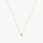 Colar Pingente Hexagonal Cristal - Ouro 18K | SILLENE