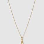 Colar Pingente Inicial - Ouro 18K | SILLENE - A