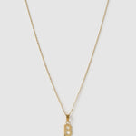 Colar Pingente Inicial - Ouro 18K | SILLENE - B