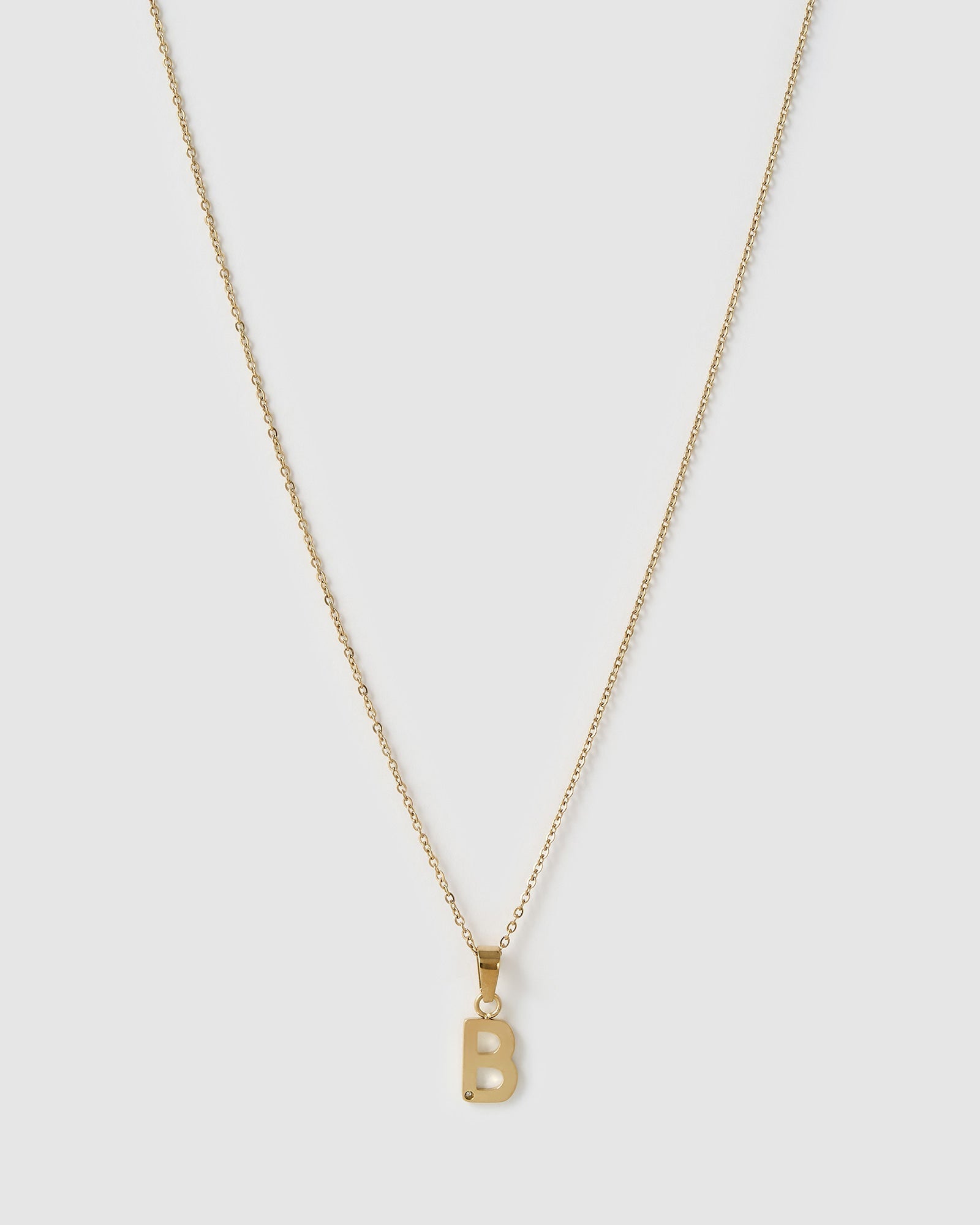 Colar Pingente Inicial - Ouro 18K | SILLENE - B