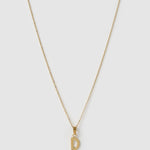 Colar Pingente Inicial - Ouro 18K | SILLENE - D