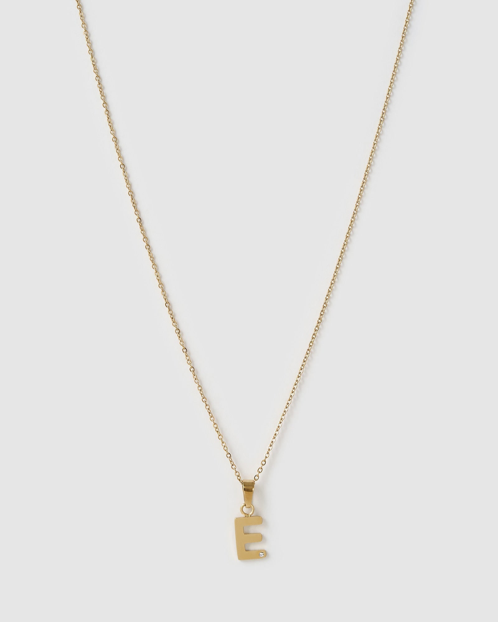 Colar Pingente Inicial - Ouro 18K | SILLENE - E