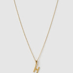 Colar Pingente Inicial - Ouro 18K | SILLENE - H