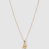 Colar Pingente Inicial - Ouro 18K | SILLENE - H