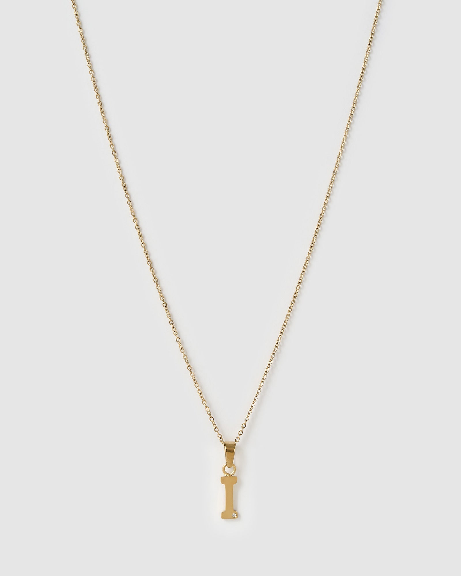 Colar Pingente Inicial - Ouro 18K | SILLENE - I