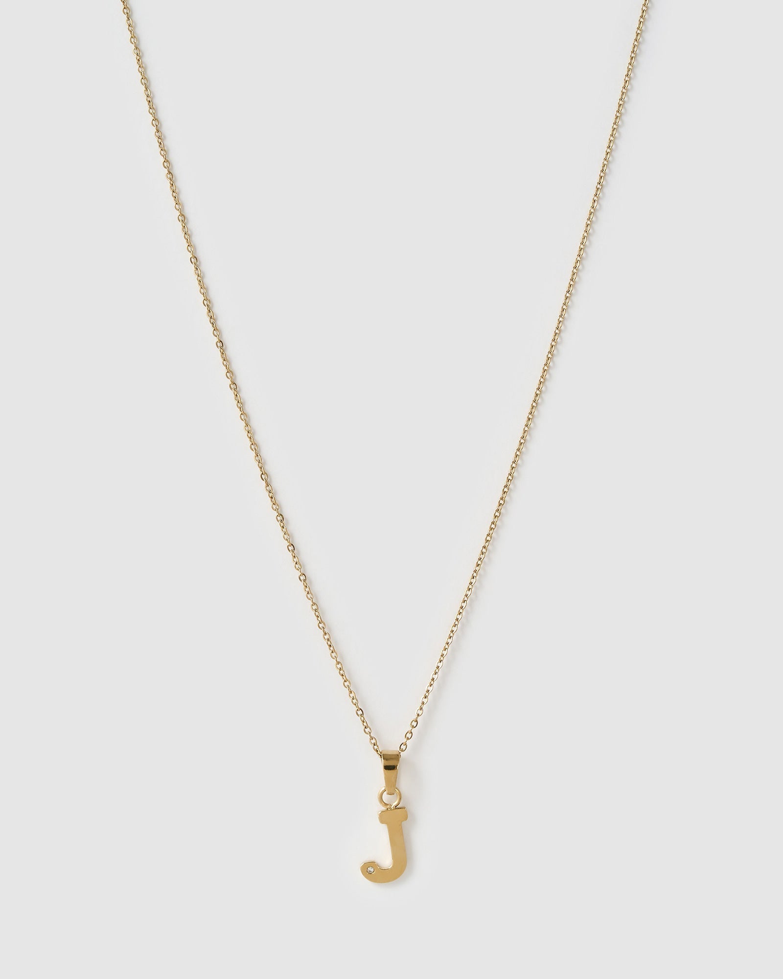 Colar Pingente Inicial - Ouro 18K | SILLENE - J
