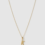 Colar Pingente Inicial - Ouro 18K | SILLENE - K