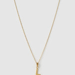 Colar Pingente Inicial - Ouro 18K | SILLENE - L