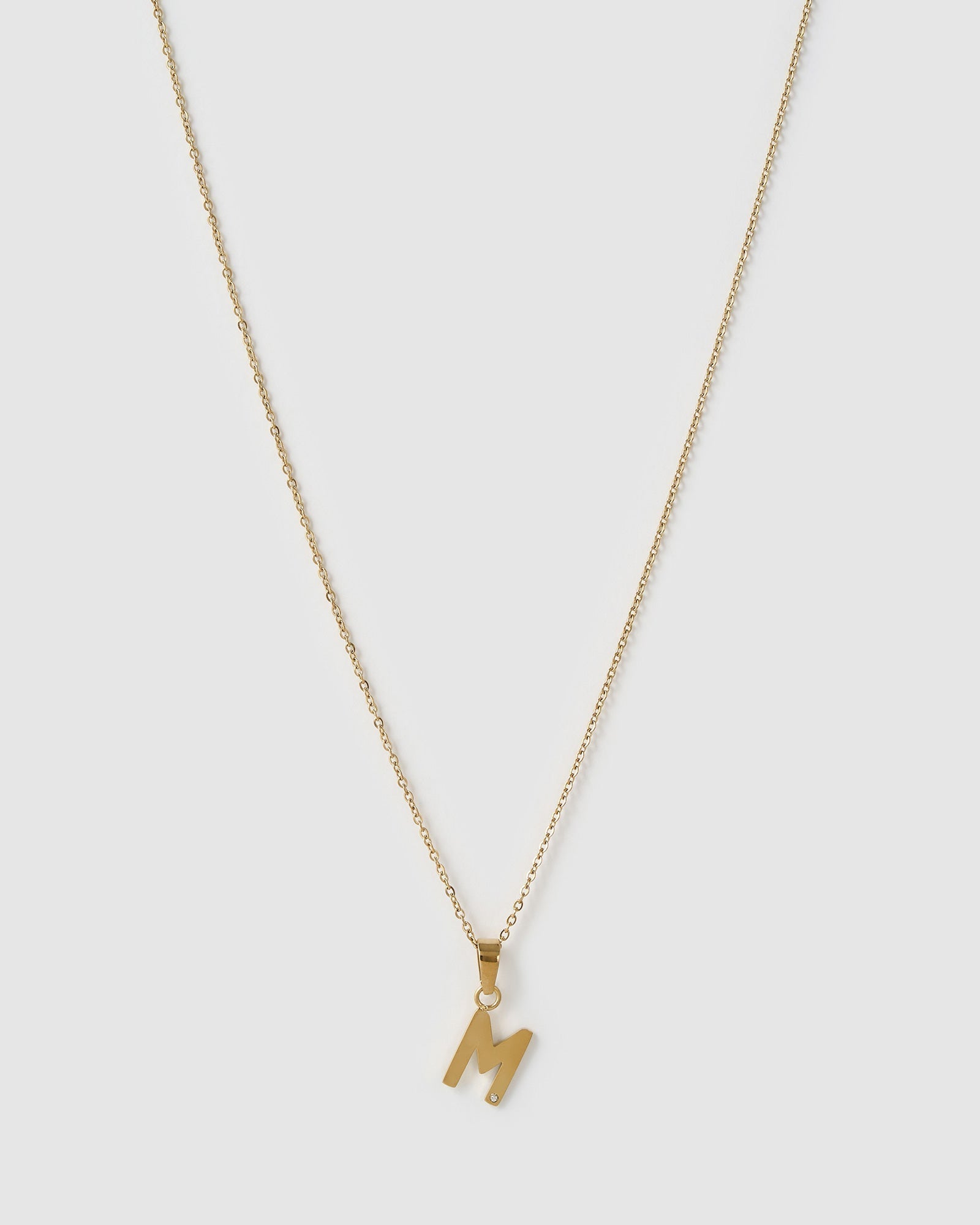 Colar Pingente Inicial - Ouro 18K | SILLENE - M