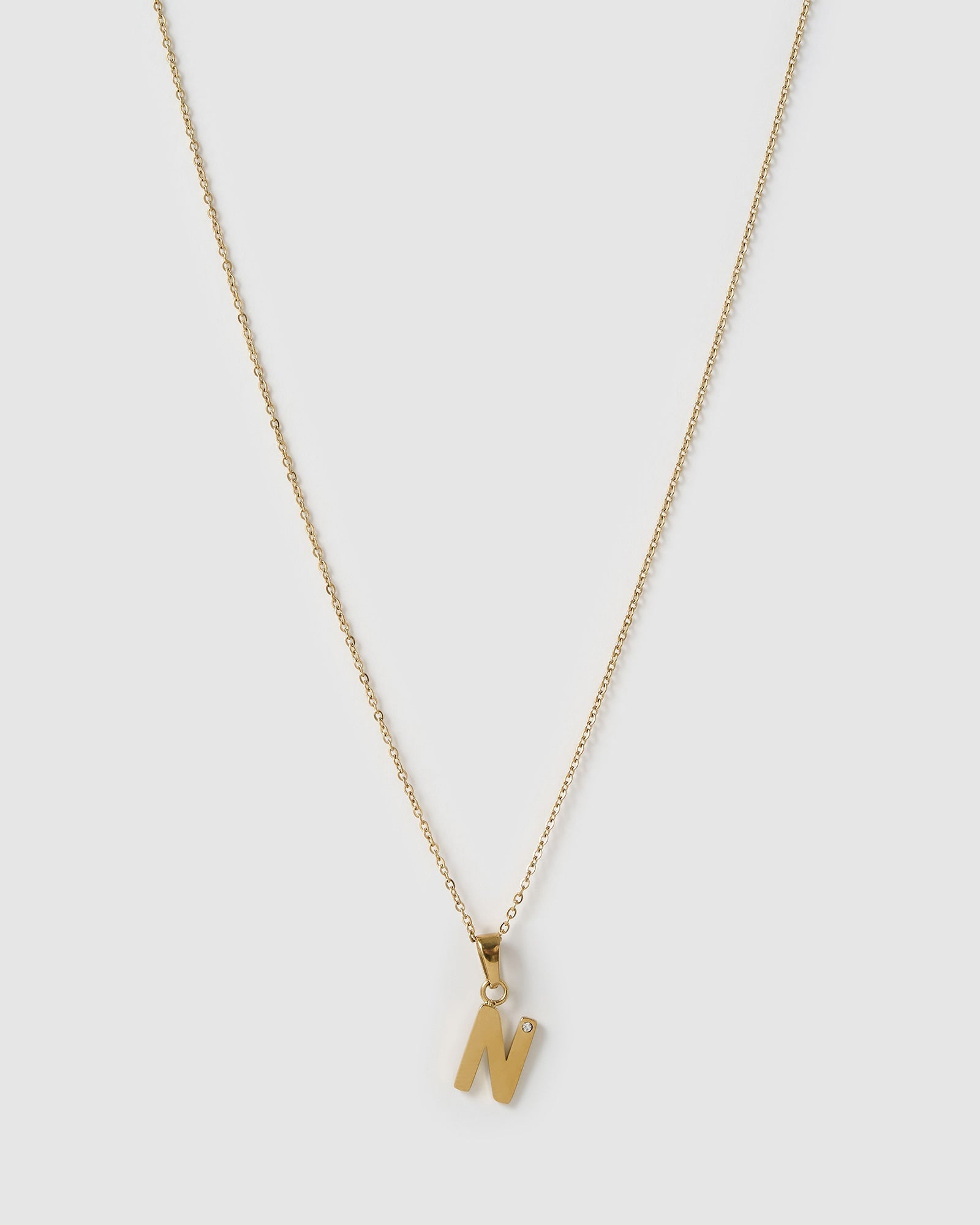 Colar Pingente Inicial - Ouro 18K | SILLENE - N