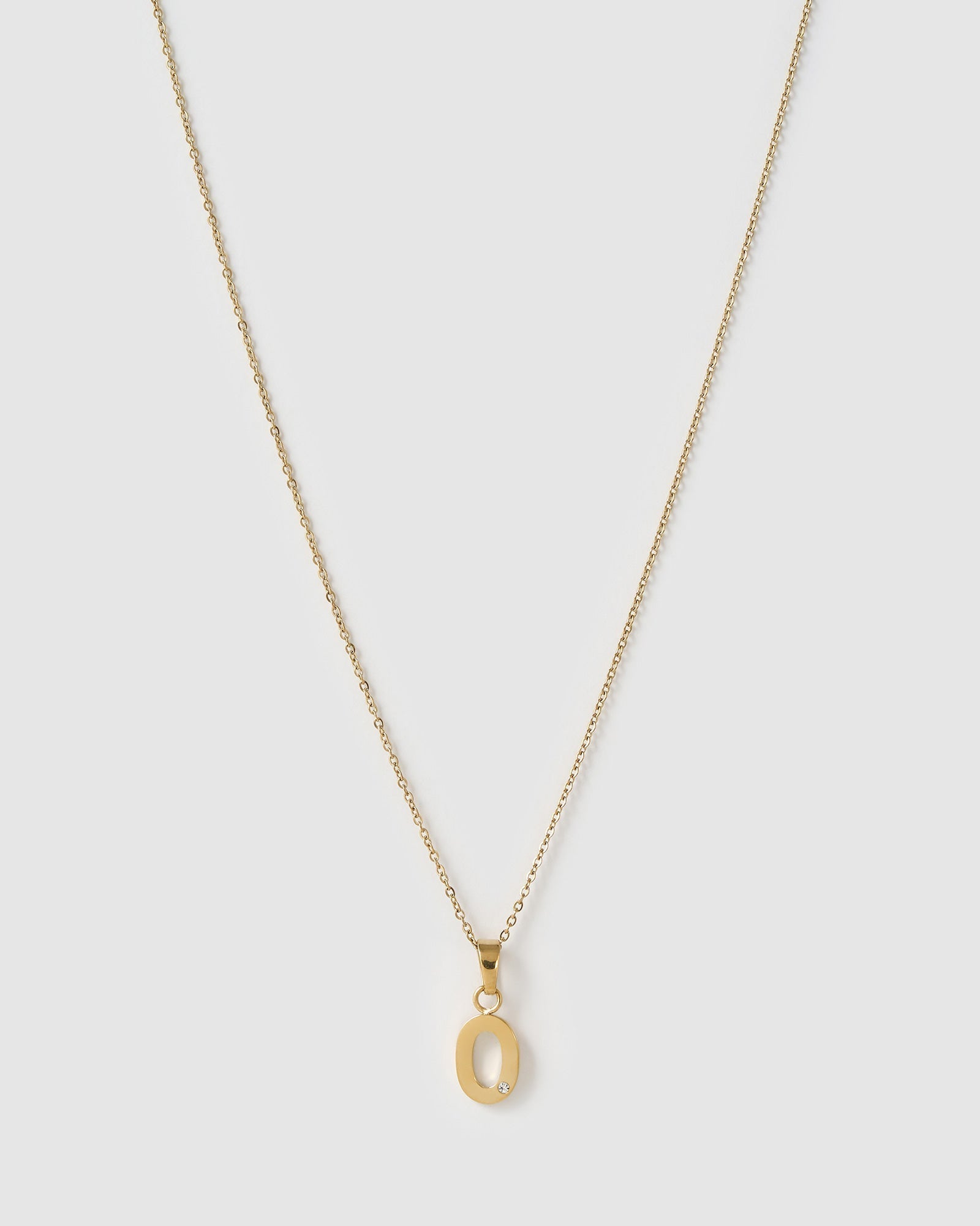 Colar Pingente Inicial - Ouro 18K | SILLENE - O